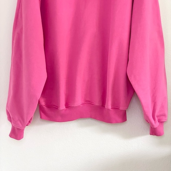 Cole Buxton International Hoodie Heavyweight Cotton Sweatshirt Pink Medium - Picture 6 of 15